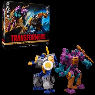 Transformers Age of the Primes Wreck ‘n Doom Collection Fisitron and Carnivac Action Figure 2-Pack