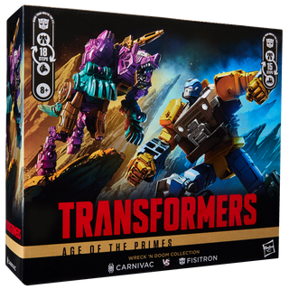 Transformers Age of the Primes Wreck ‘n Doom Collection Fisitron and Carnivac Action Figure 2-Pack