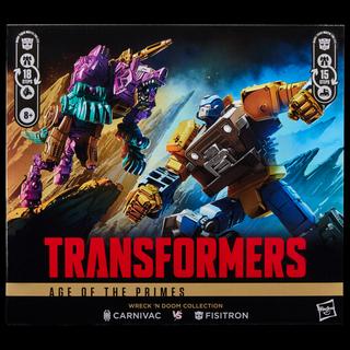 Transformers Age of the Primes Wreck ‘n Doom Collection Fisitron and Carnivac Action Figure 2-Pack