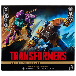 Transformers Age of the Primes Wreck ‘n Doom Collection Fisitron and Carnivac Action Figure 2-Pack