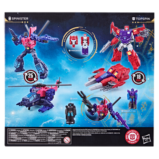トランスフォーマー トップスピン vs スピニスター Transformers Wreck 'n Doom Collection Topspin vs Spinister
