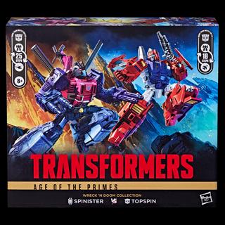 Transformers Wreck 'n Doom Collection Topspin vs Spinister