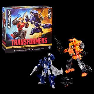 Transformers Age of the Primes Wreck 'n Doom Collection Autobot Sandstorm vs Slugslinger