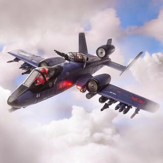 G.I. JOE CLASSIFIED SERIES COBRA RATTLER GROUND ATTACK JET