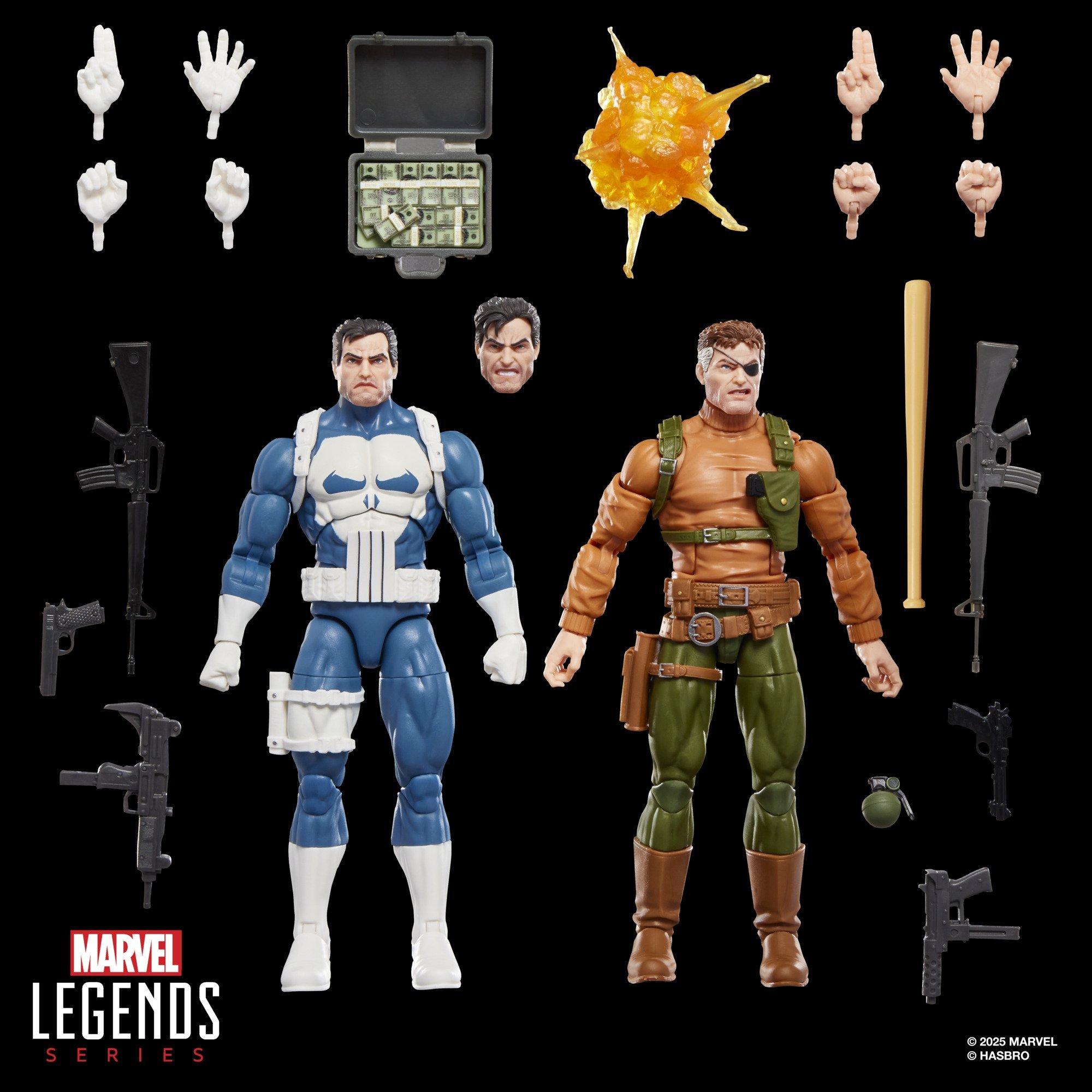 Marvel Figurine Nick Fury de la série Legends de 15,2 cm