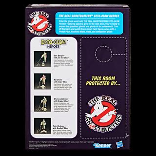 Ghostbusters Kenner Classics The Real Ghostbusters Ecto-Glow Heroes Collector’s Set