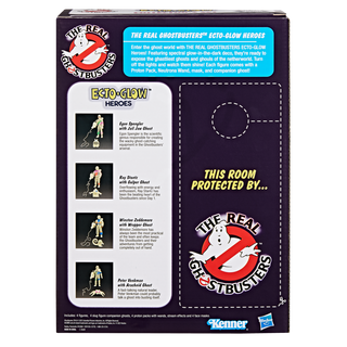 Ghostbusters Kenner Classics The Real Ghostbusters Ecto-Glow Heroes Collector’s Set