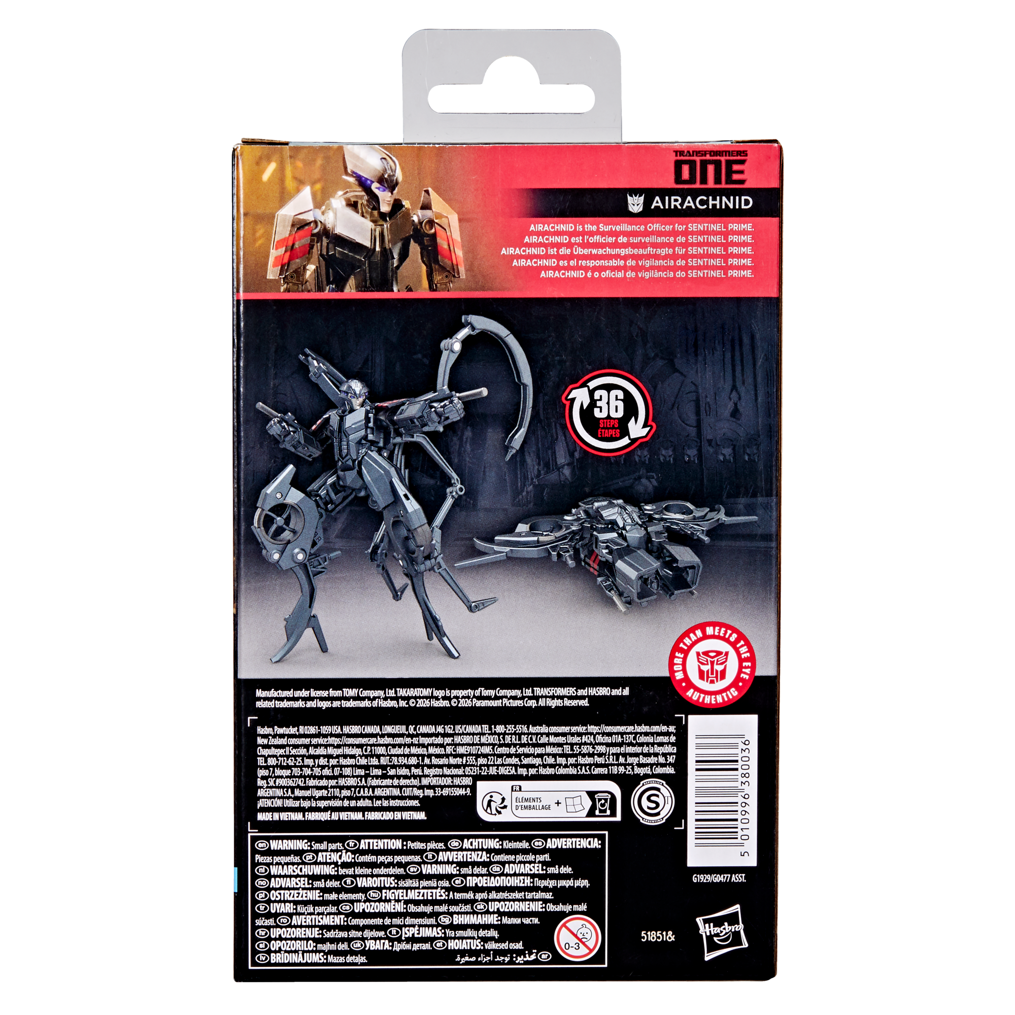Transformers One Studio Series Deluxe Class Airachnid Action