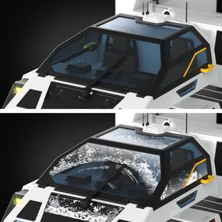 G.I. Joe Classified Series Snow C.A.T. (Combat All-Terrain) Vehicle With Farley "Frostbite" Seward Action Figure