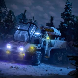 G.I. Joe Classified Series Snow C.A.T. (Combat All-Terrain) Vehicle With Farley "Frostbite" Seward Action Figure