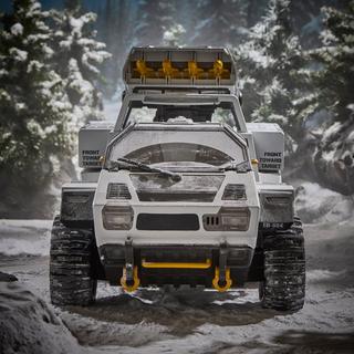 G.I. Joe Classified Series Snow C.A.T. (Combat All-Terrain) Vehicle With Farley "Frostbite" Seward Action Figure