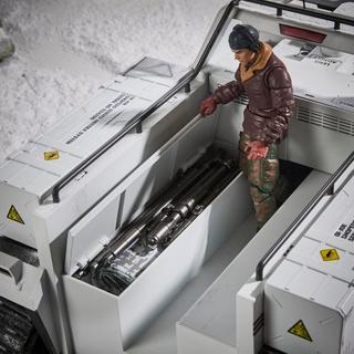G.I. Joe Classified Series Snow C.A.T. (Combat All-Terrain) Vehicle With Farley "Frostbite" Seward Action Figure