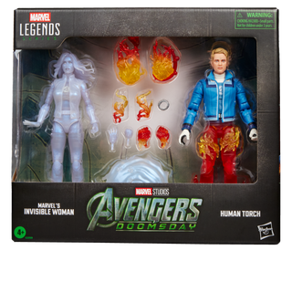 Marvel Legends Series Marvel's Invisible Woman & Human Torch, Marvel Studios' Avengers: Doomsday