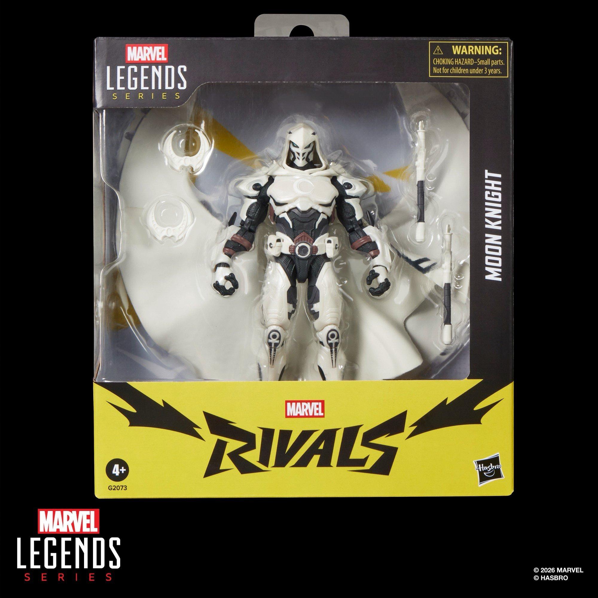 Marvel Rivals Moon Knight Action Figure | Marvel Legends Series