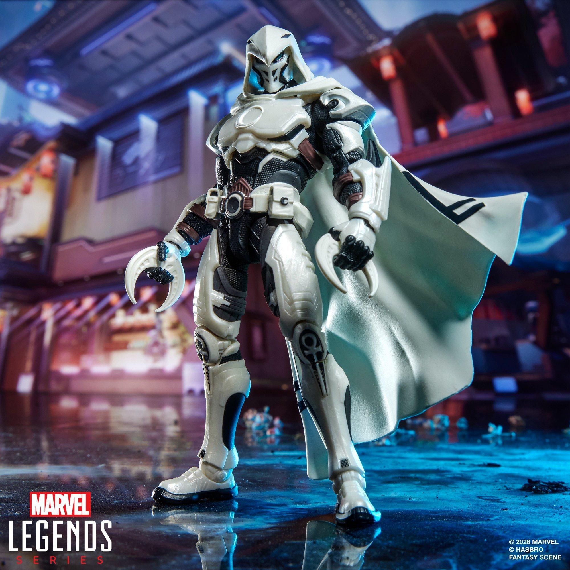 Marvel Rivals Moon Knight Action Figure | Marvel Legends Series