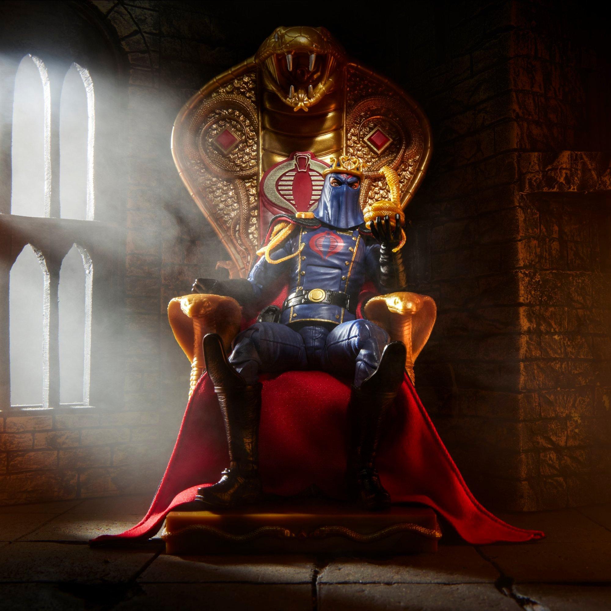 G.I. Joe Classified Series #221, Cobra Commander in dress uniform & throne