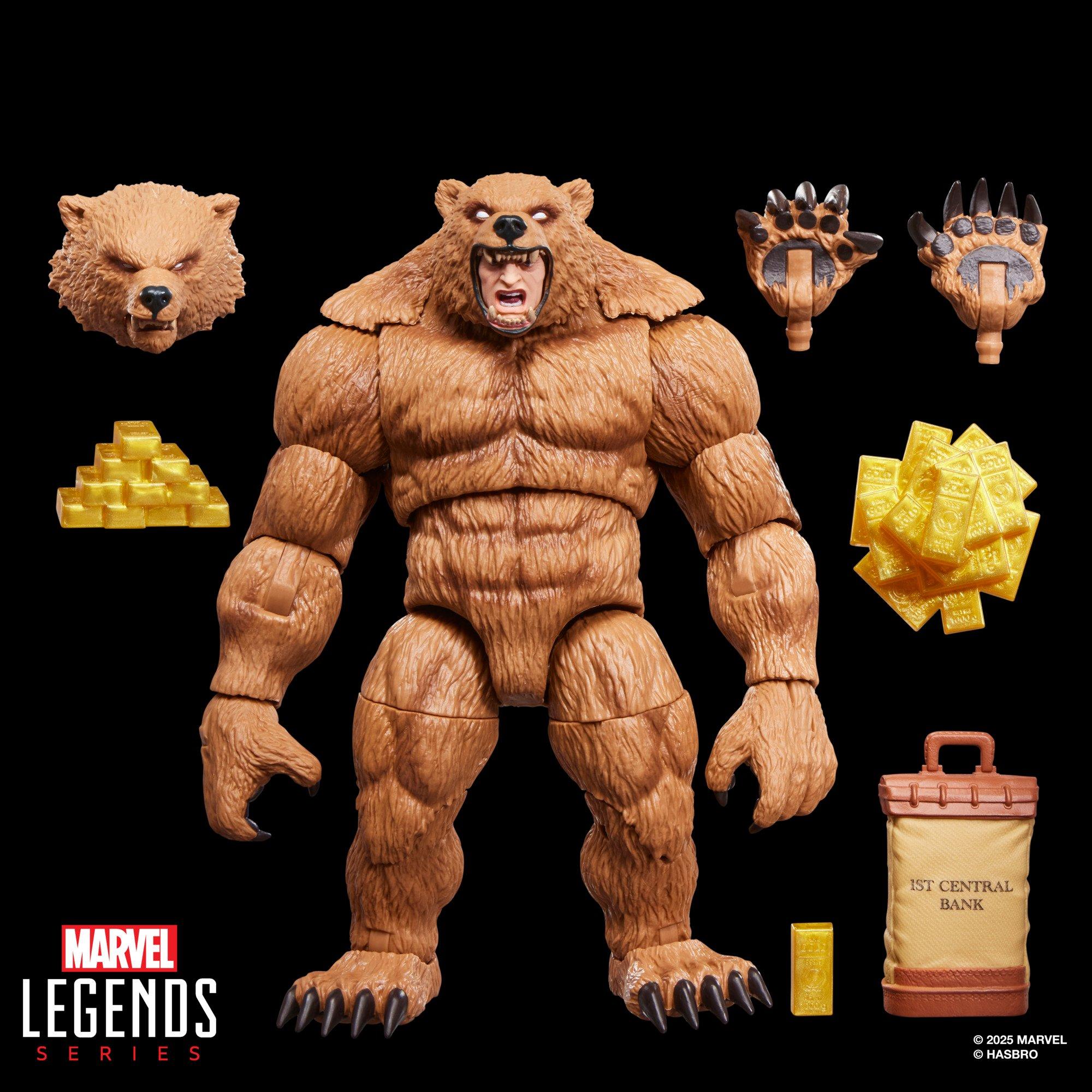 Фигурки Hasbro Marvel Legends Series Marvel’s Grizzly — фото 3