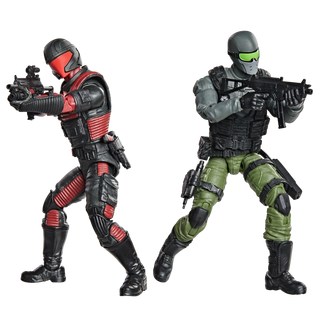 G.I. Joe Classified Series #218, Snake Eyes & Varmint ATV Vs. Stealth Viper & Cobra Stealth Flight Pod (Trubble Bubble)