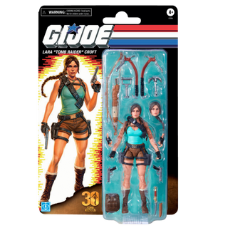 G.I. Joe Classified Series Retro Cardback Collaborative Lara Croft TOMB RAIDER