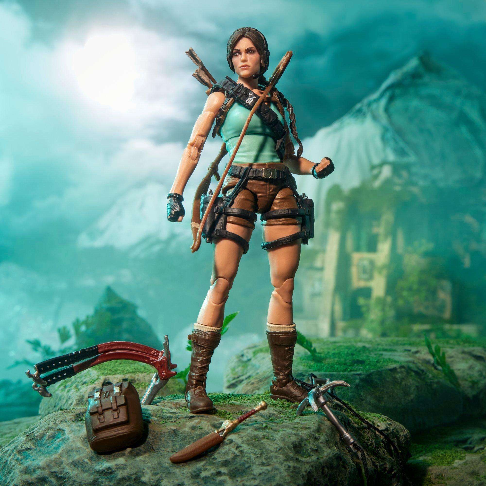 G.I. Joe Classified Series&nbsp;Retro&nbsp;Cardback&nbsp;Collaborative&nbsp;action figure di Lara Croft&nbsp;TOMB RAIDER&nbsp;