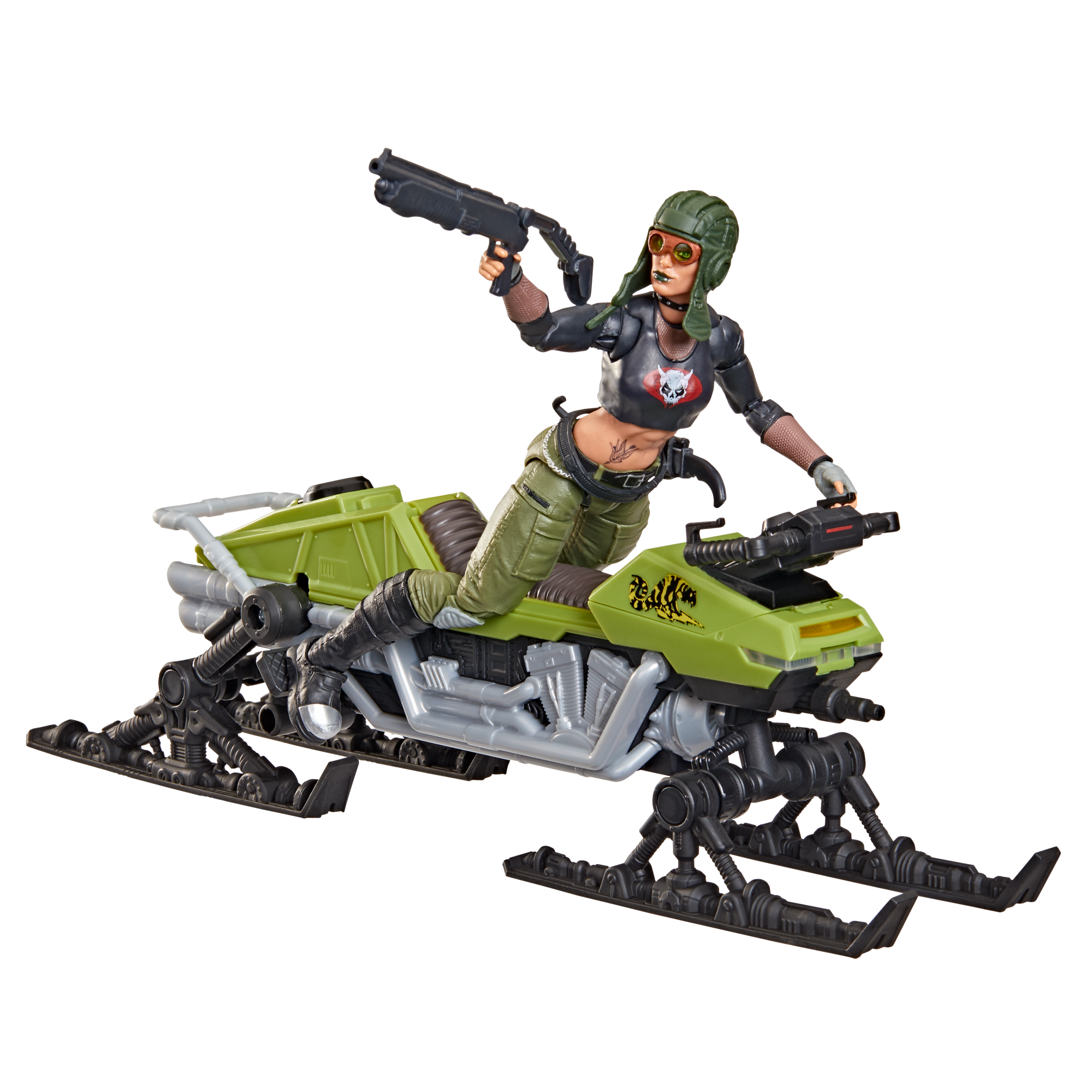 G.I. Joe Zanya Action Figure & Dreadnok Chameleon Vehicle - Hasbro