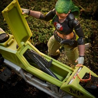 G.I. Joe Zanya Action Figure & Dreadnok Chameleon Vehicle - Hasbro