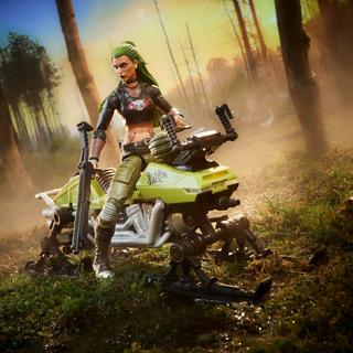 G.I. Joe Zanya Action Figure & Dreadnok Chameleon Vehicle - Hasbro