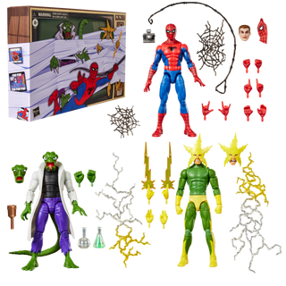Marvel Legends Series Spider-Man, Marvel's Lizard, & Marvel's Electro