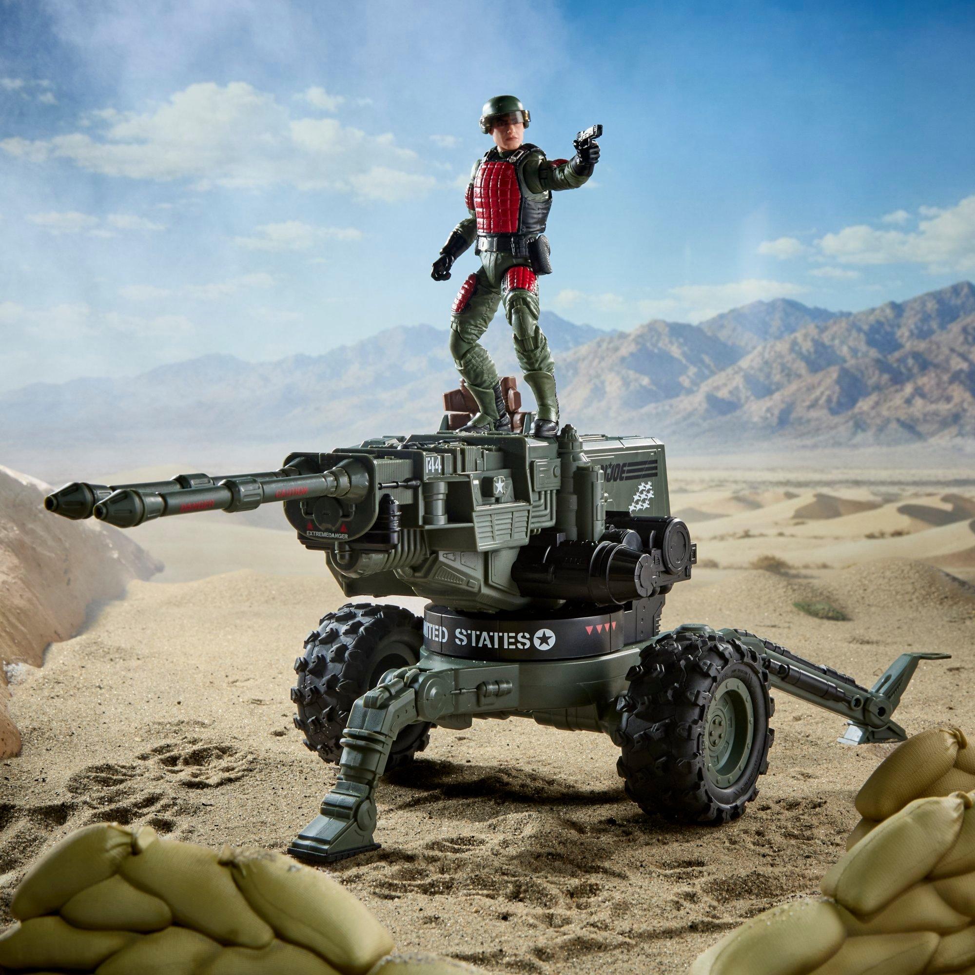 G.I. Joe Classified Series #213, James "Grand Slam" Barney & H.A.L. Heavy Artillery Laser)