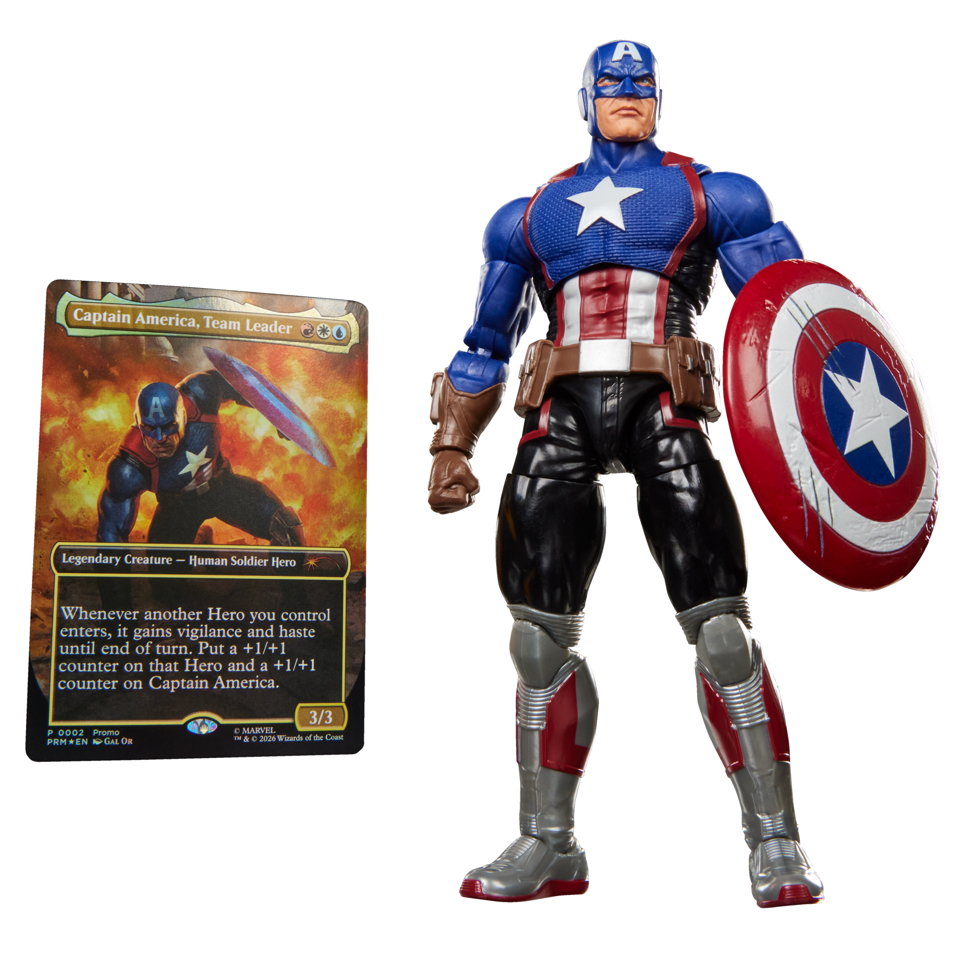Marvel Legends Series Magic: The Gathering Super-h&eacute;ros Marvel - Captain America (Avengers: Twilight)