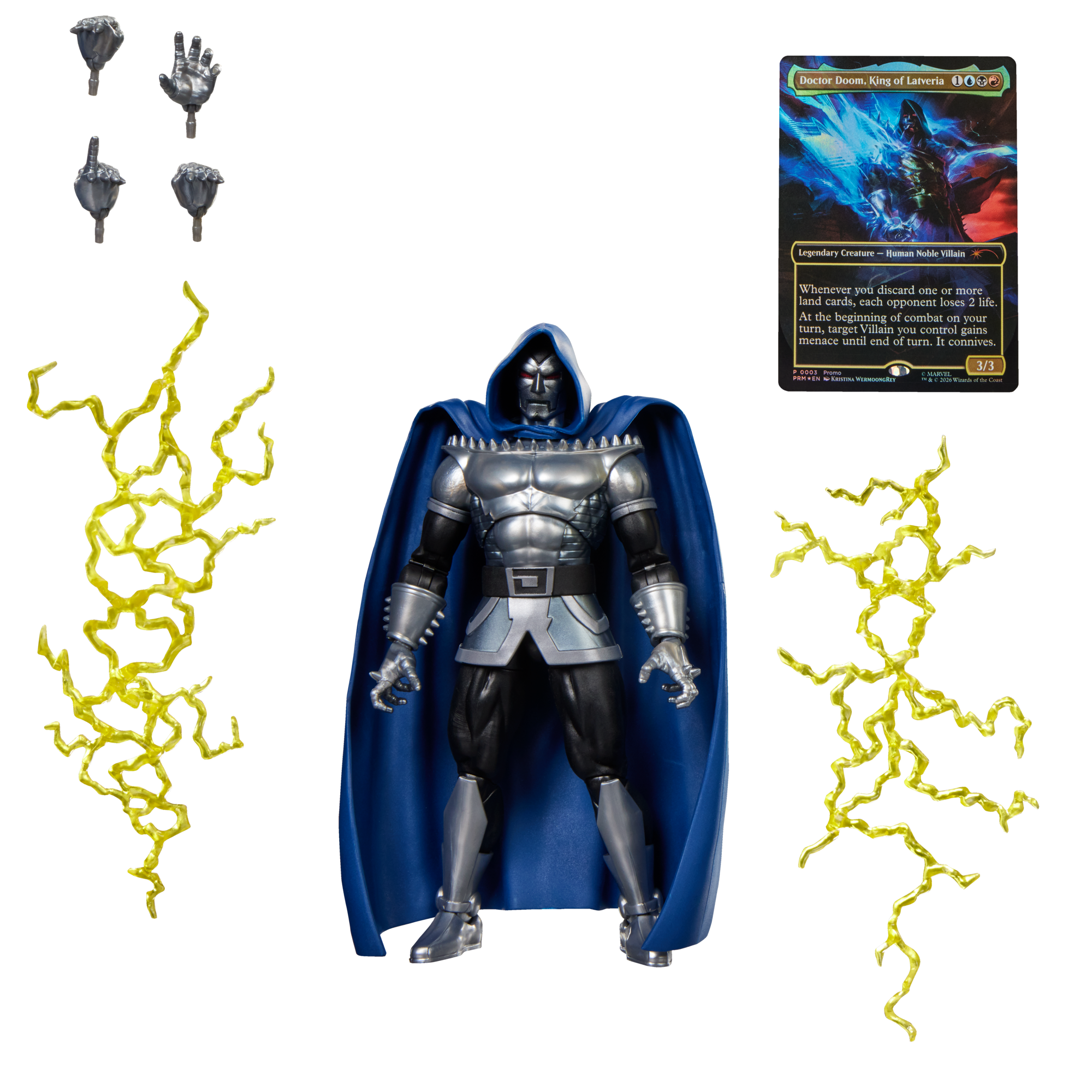 Marvel Legends Series Doctor Doom 2099 Figure & Trading Card