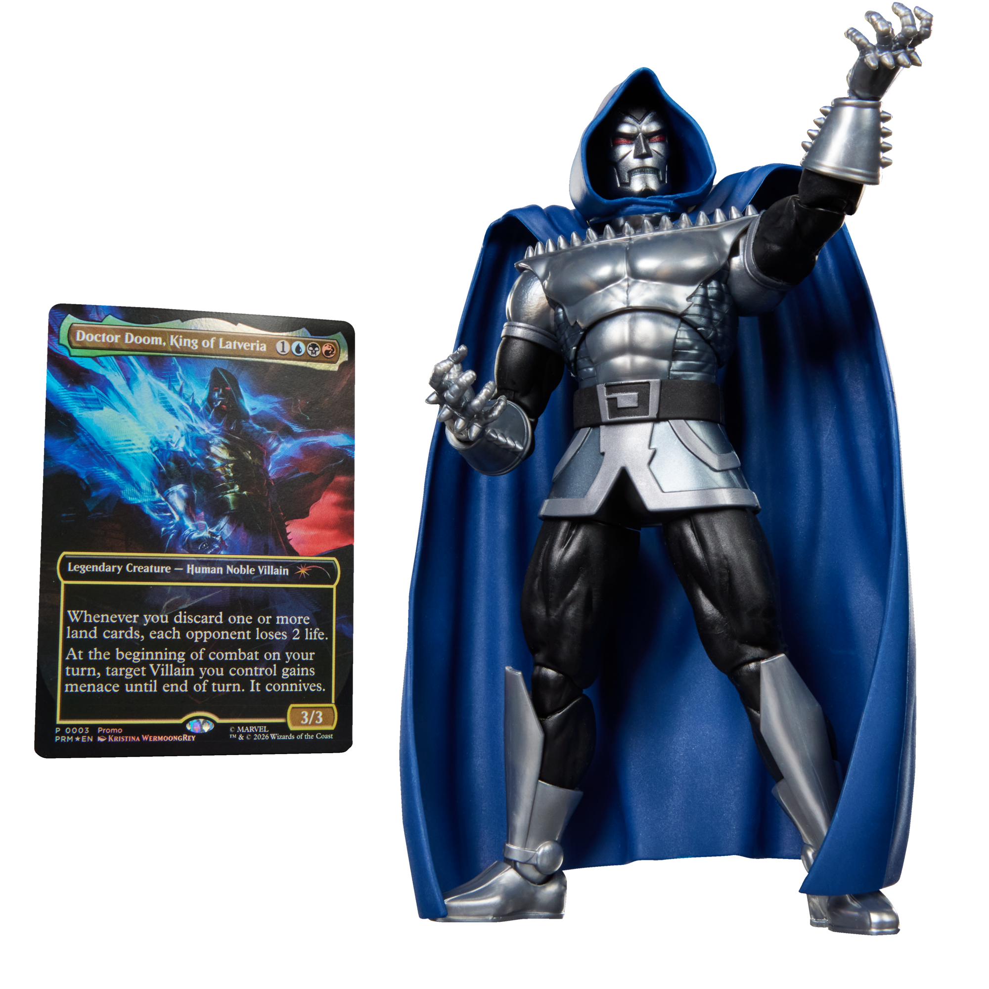 Marvel Legends Series Doctor Doom 2099 Figure & Trading Card