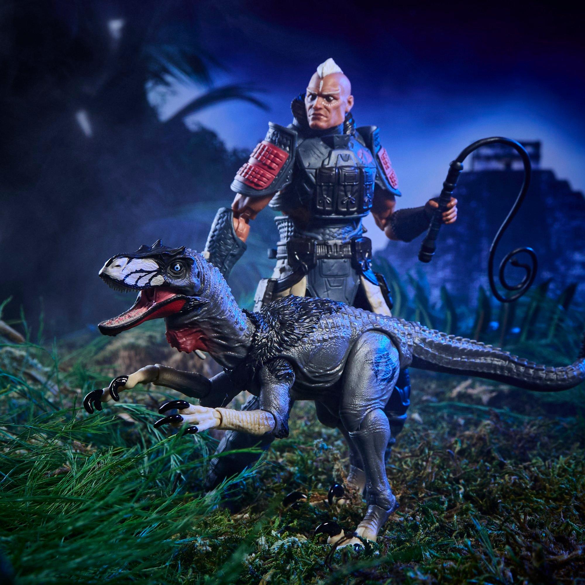 G.I. Joe Professor Rottclaw & Cobra Deinonychus Action Figures