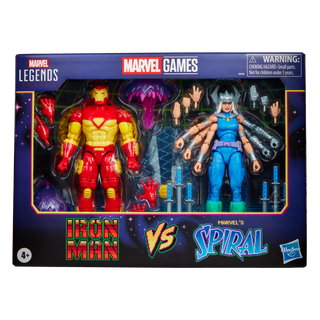 Marvel Legends Series Marvel Games Iron Man vs Marvel’s Spiral