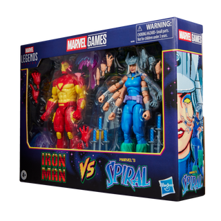 Marvel Legends Series Marvel Games Iron Man vs Marvel’s Spiral