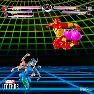 Marvel Legends Series Marvel Games Iron Man vs Marvel’s Spiral