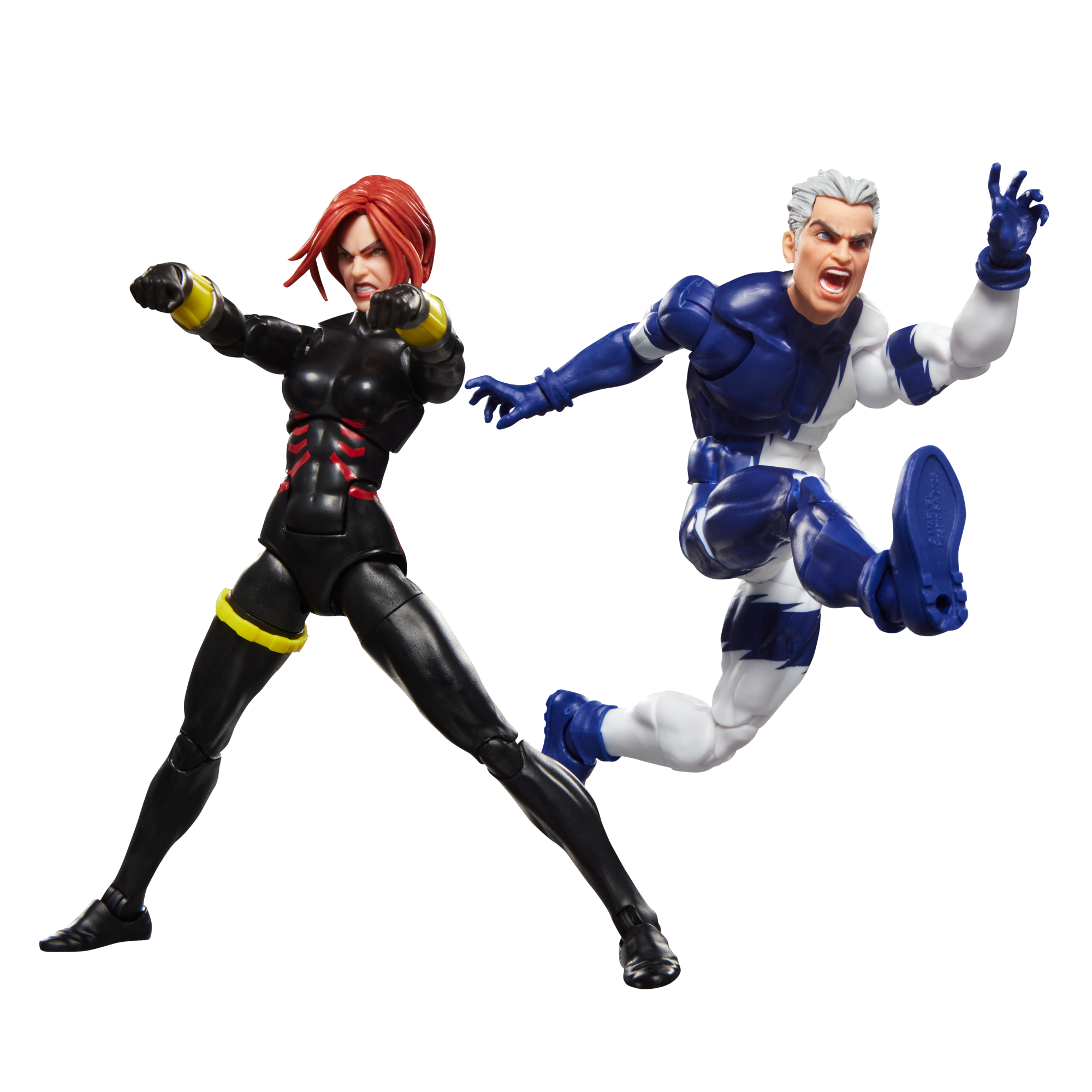 Marvel Legends Series Avengers Black Widow and Quicksilver