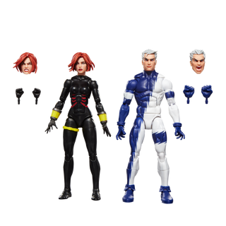 Marvel Legends Series Avengers Black Widow and Quicksilver