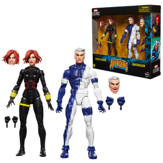 Marvel Legends Series Avengers Black Widow and Quicksilver