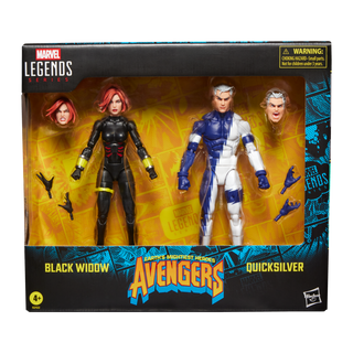 Marvel Legends Series Avengers Black Widow and Quicksilver