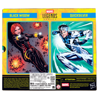 Marvel Legends Series Avengers Black Widow and Quicksilver