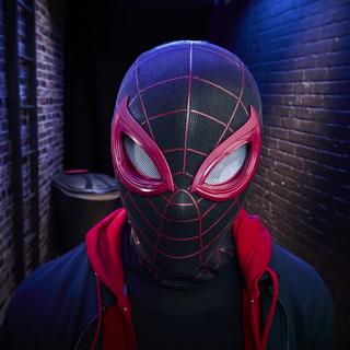 Marvel Legends Series Spider-Man: Miles Morales Electronic Expressive Mask