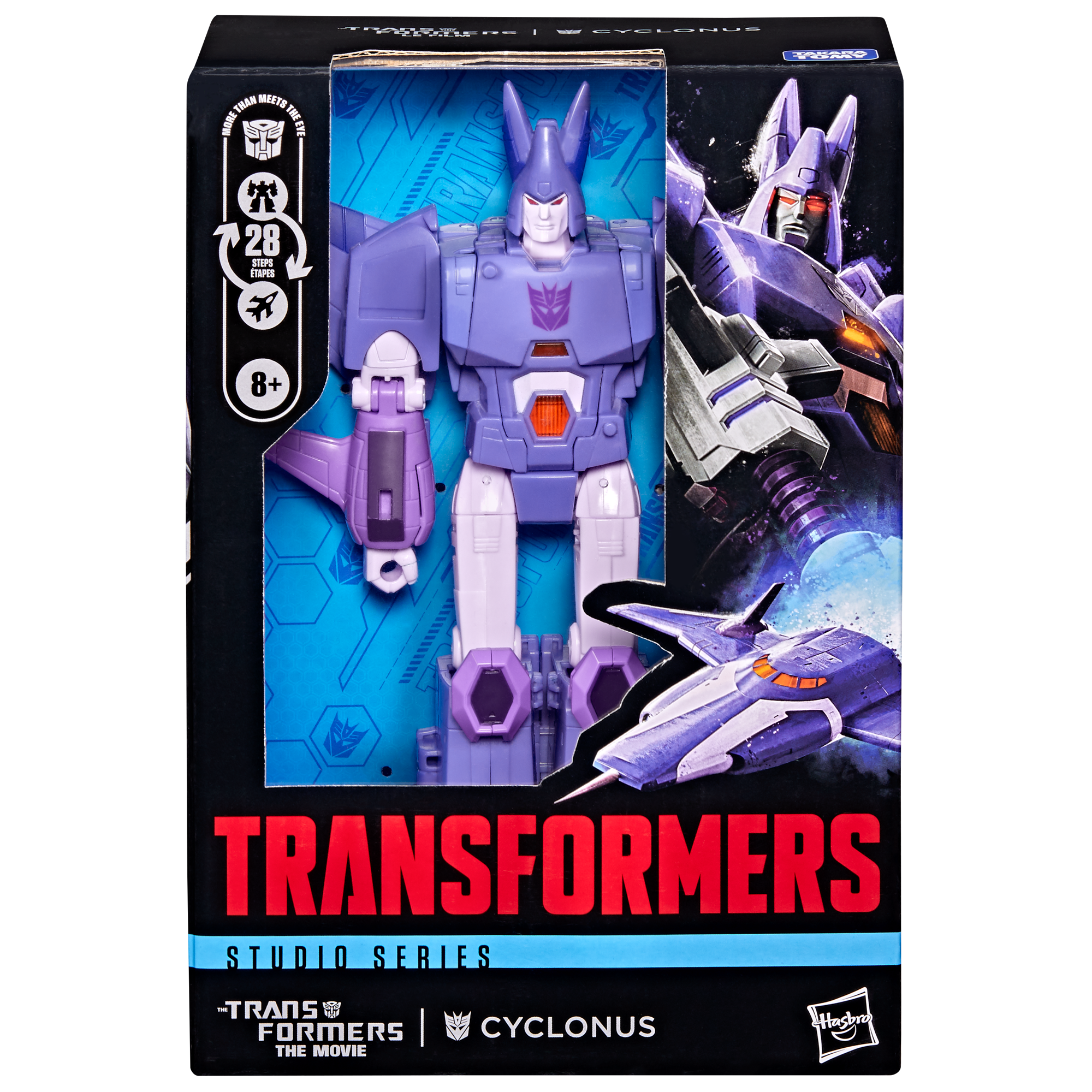 Transformers Studio Series The Transformers: The Movie Voyager Class Cyclonus - Kemasan