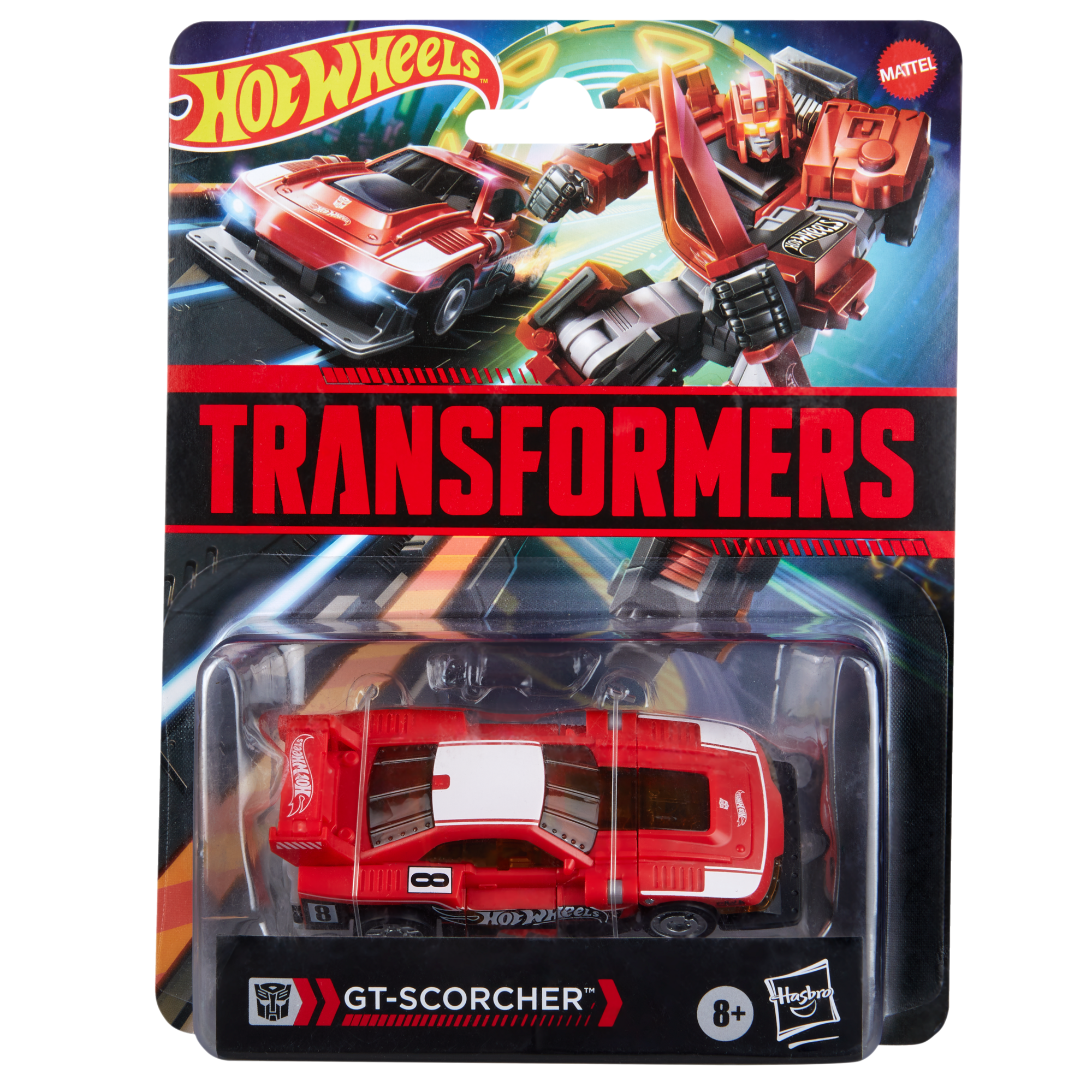 トランスフォーマーホットウィール Transformers x Hot Wheels GT-Scorcher Converting 5-Inch Figure