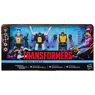 Transformers Studio Series The Transformers: The Movie MTMTE Collection Insecticon Bombshell, Insecticon Shrapnel, & Insecticon Kickback