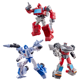 Transformers Age of the Primes Autobot Mirage, Ironhide, and Bluestreak