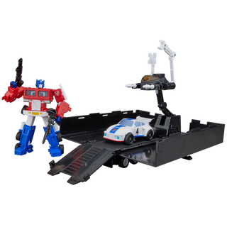 Transformers, Optimus Prime e Autobot Jazz, set con scatola di cereali