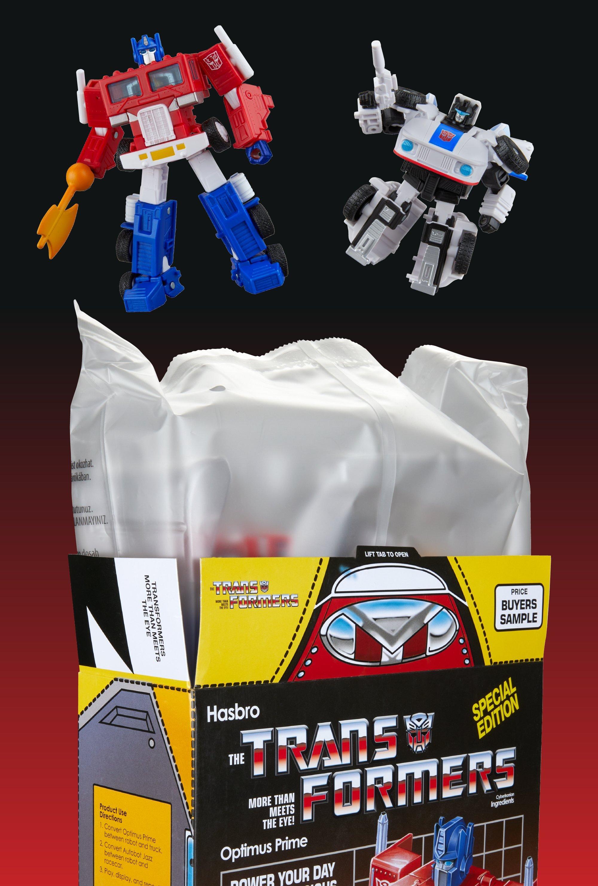 Transformers Optimus Prime & Autobot Jazz Action Figure Set