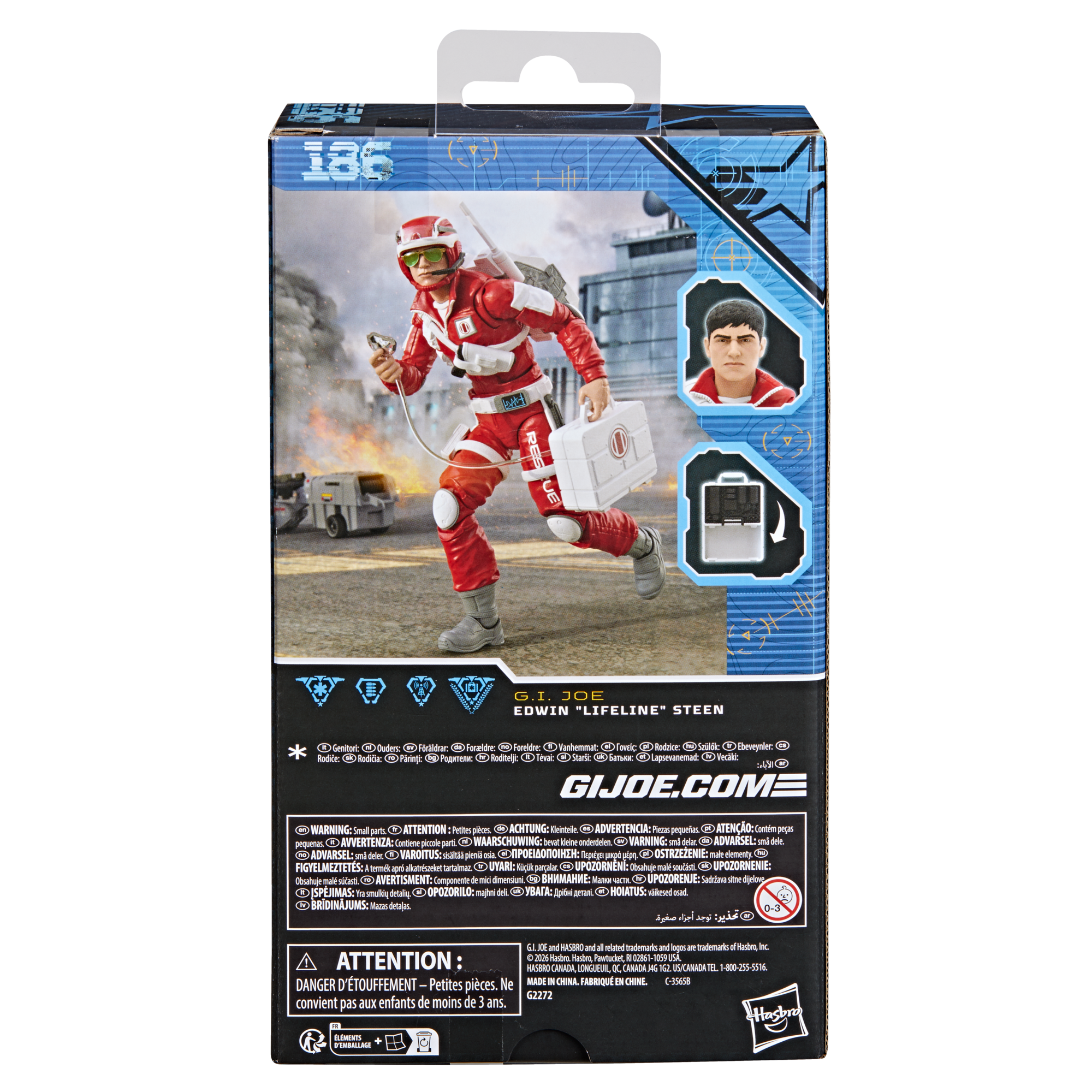 G.I. Joe Classified Series #186 Edwin Lifeline Steen 6-Inch Figure