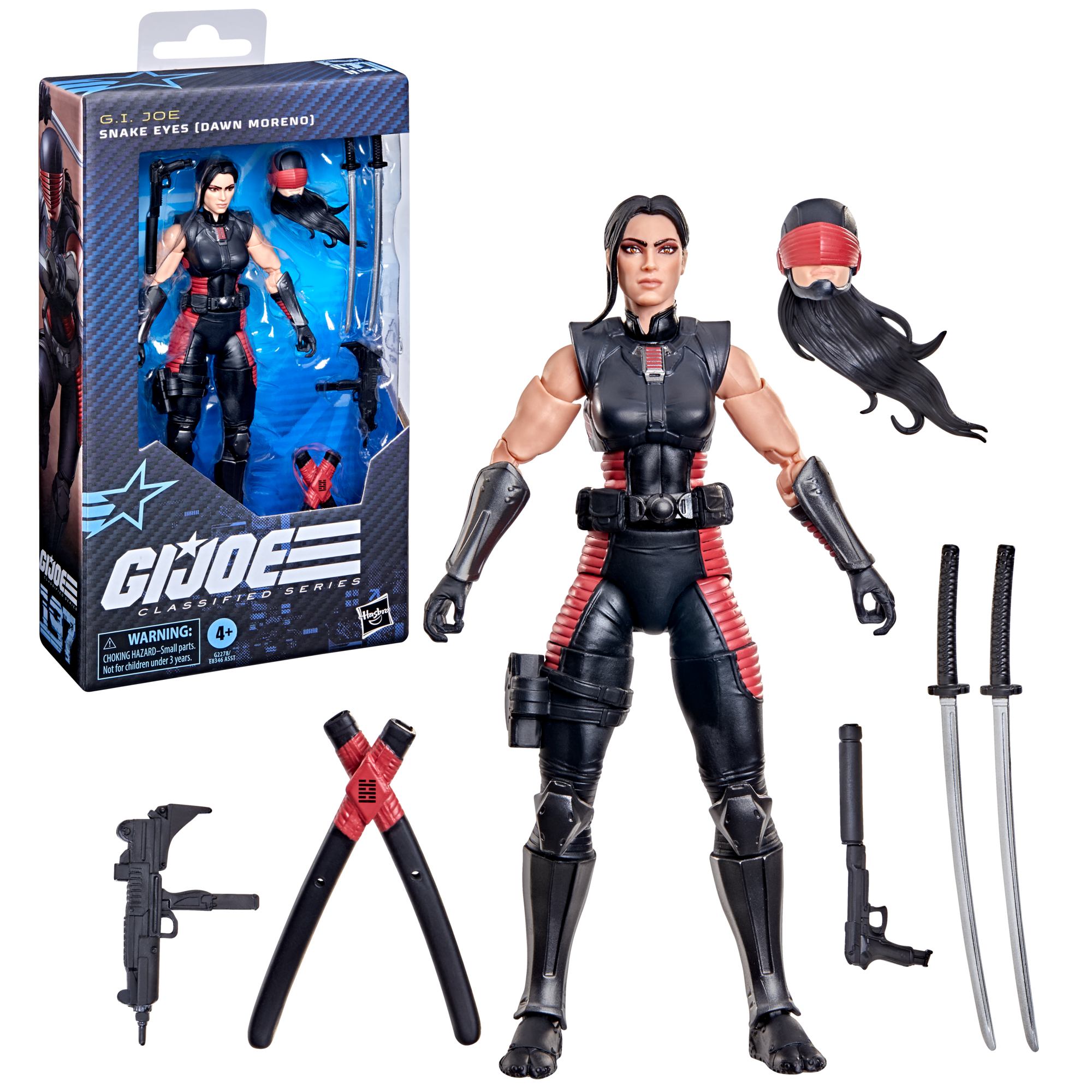 G.I. Joe Classified Series Snake Eyes (Dawn Moreno) Figure